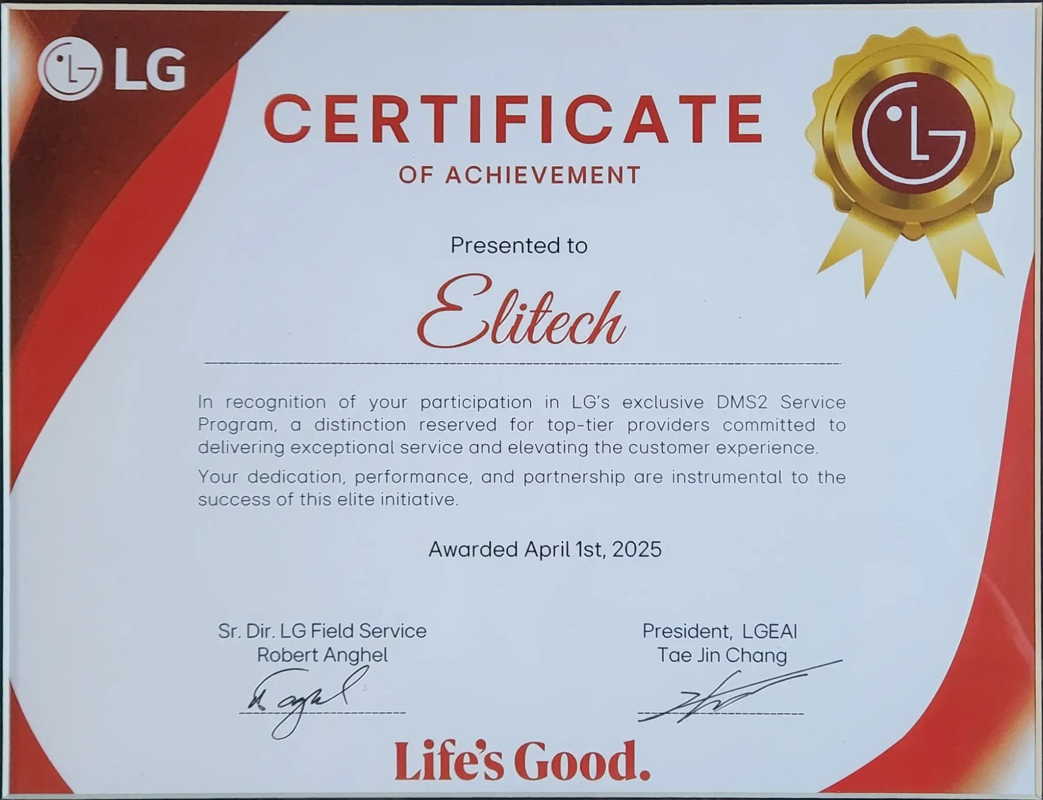 LG 2025